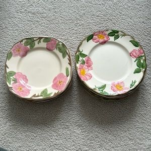 Desert Rose Pattern Plates